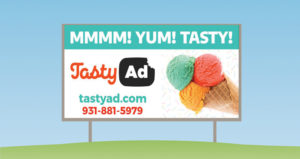 tasty ad supports multiple billboard sizes
