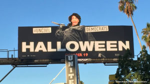 Halloween movie billboard