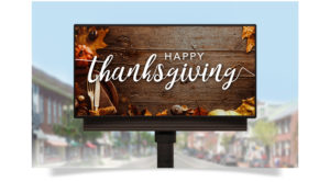 Thanksgiving Billboard Ad