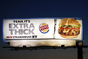Burger King Billboard Ad