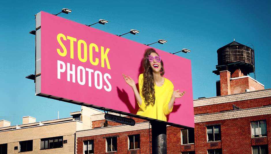 Stock Photos Billboard Ad