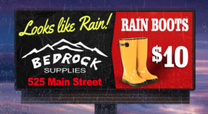 Bedrock Supply Billboard Ad