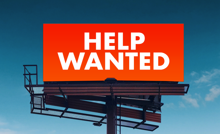 Hiring Billboard Help Wanted Billboard