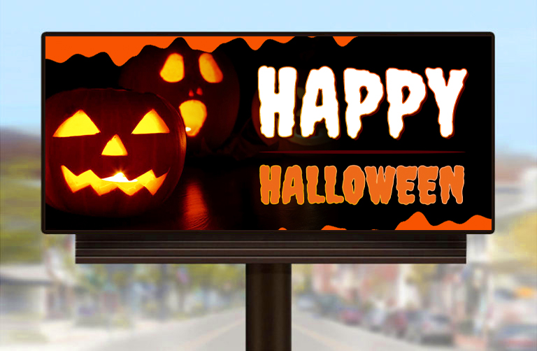 Halloween Billboard Ad