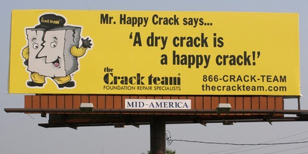 dry-crack Funny Billboard