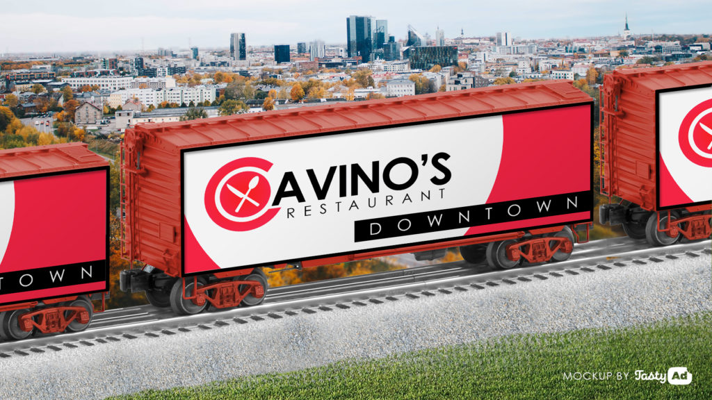 Train Billboard Mockup