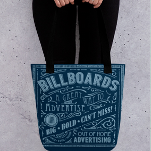 Billboards Tote Bag Blog
