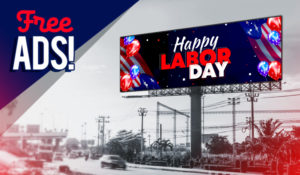 Free Labor Day Billboard Ads