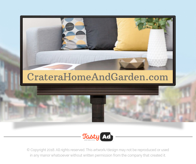 Billboard Design - Template - Home and Garden