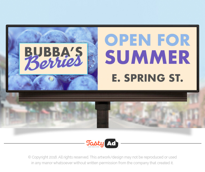 Billboard Design - Template - Summer