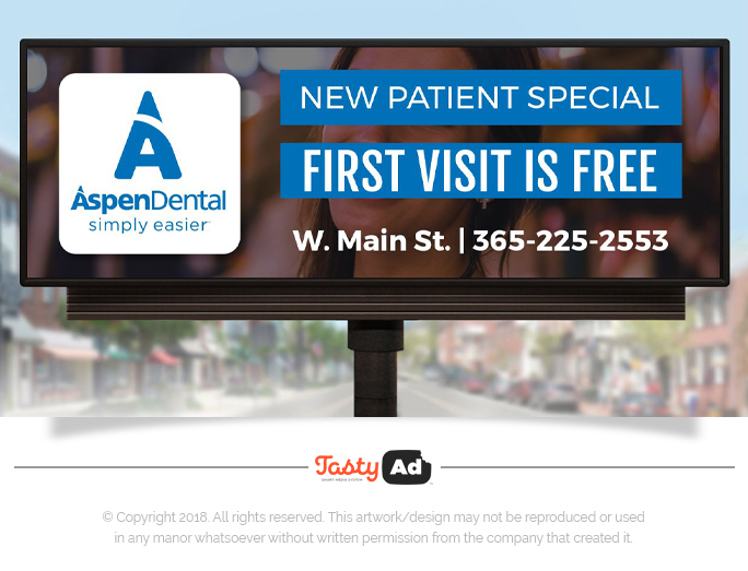 Billboard Design - Aspen Dental