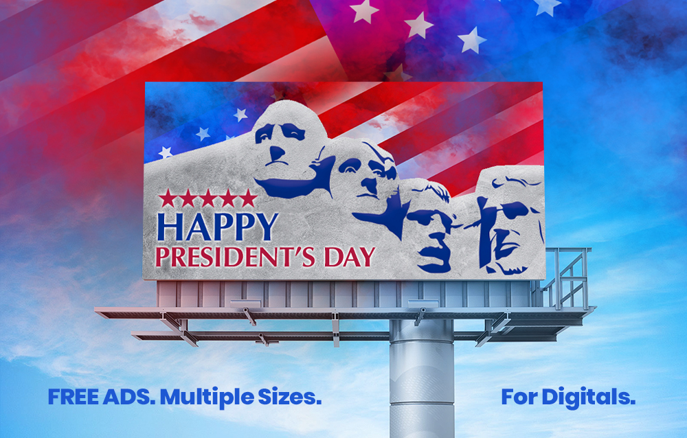 Presidents Day Billboard