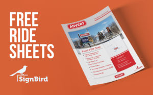 Free Billboard Ride Sheets