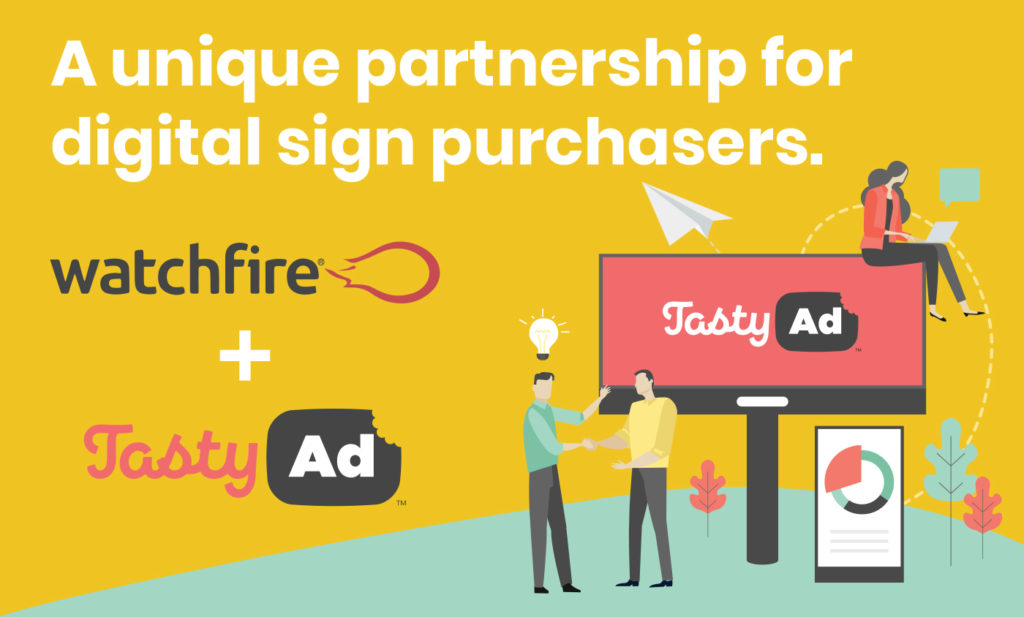 Watchfire Signs Tasty Ad Partnership
