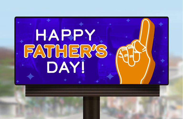 Free Fathers Day Billboard Ads