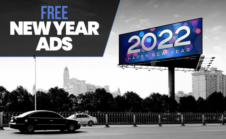 2022 New Years Billboard