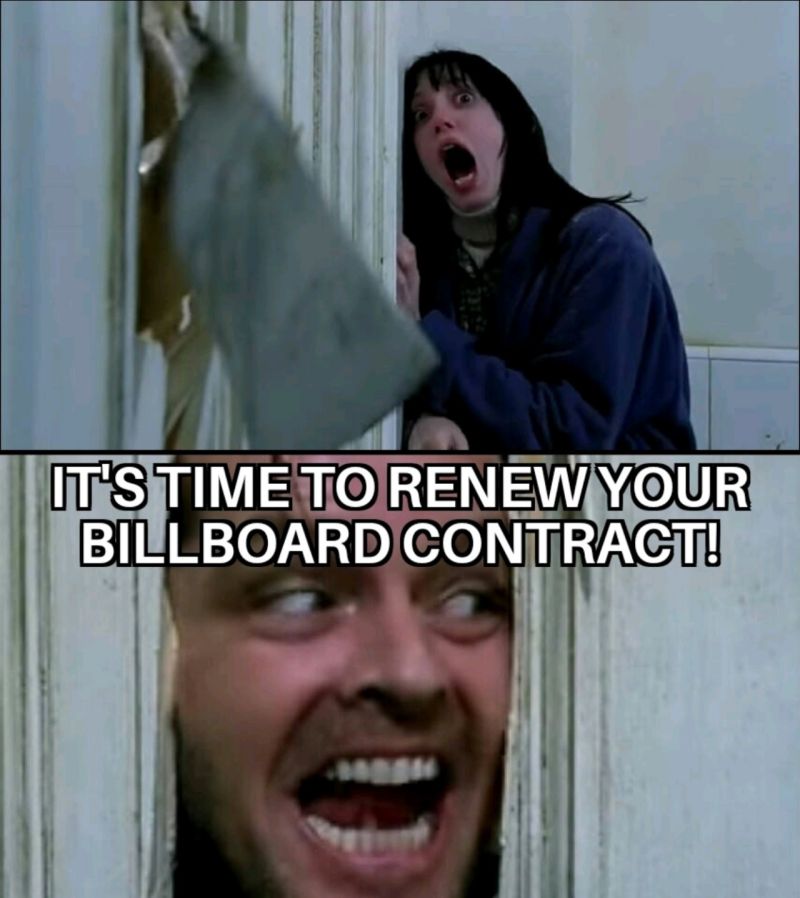 Billboard Renewal Meme