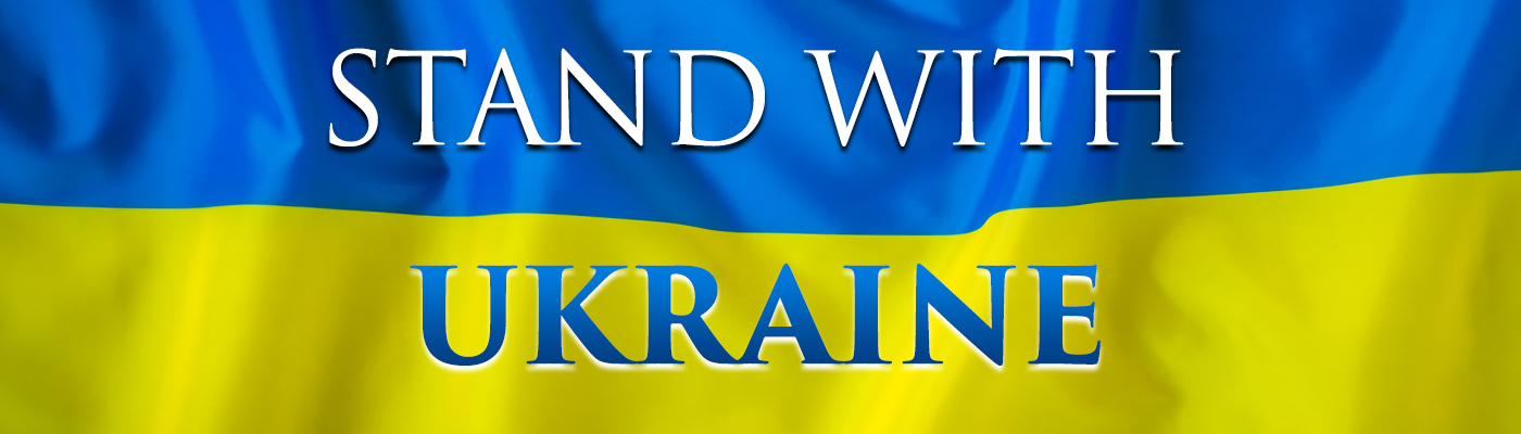 Stand with Ukraine Billboard Ad - 1400