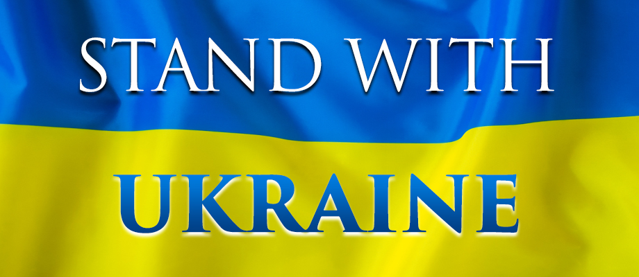 Stand with Ukraine Billboard Ad - 920