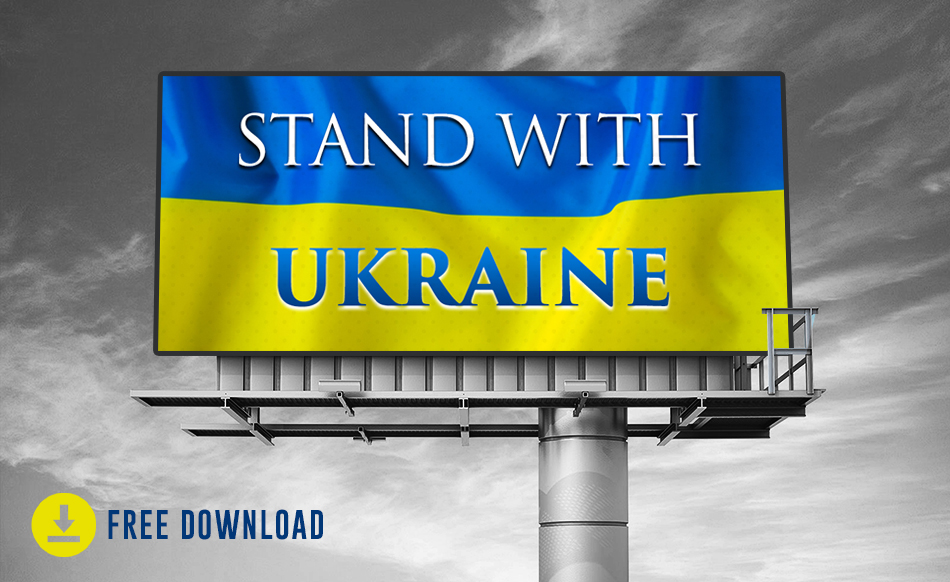 Stand with Ukraine Billboard
