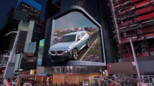 Experience the BMW XM in Times Square 3D hed 2022