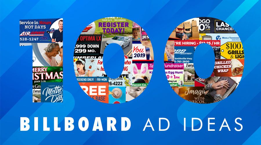 100 Billboard Ad Ideas