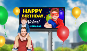 Birthday Billboards More Views for Advertisers