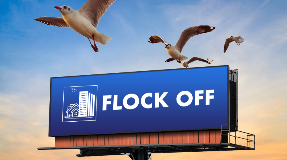 Flock Off OOH Billboard Bird Abatement