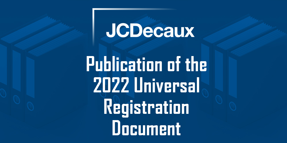 JCDecaux Universal Registration Document