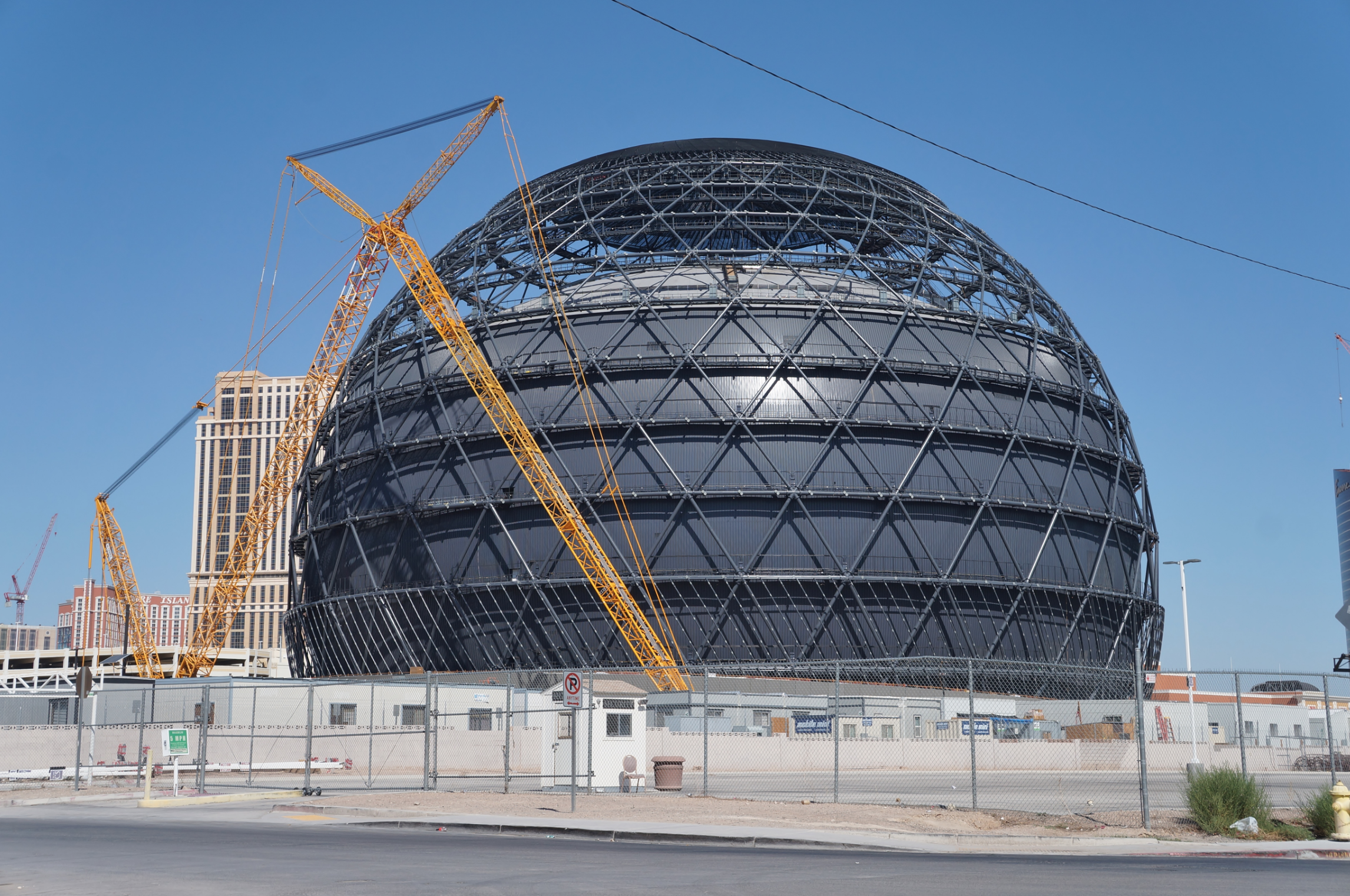 Las Vegas Sphere Construction