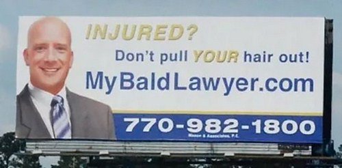 lawyer funny billboard
