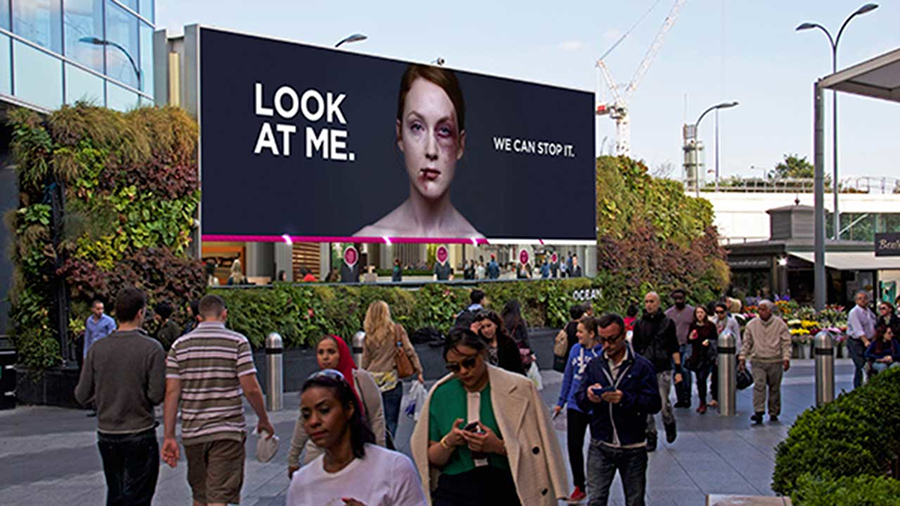 domestic violence billboard