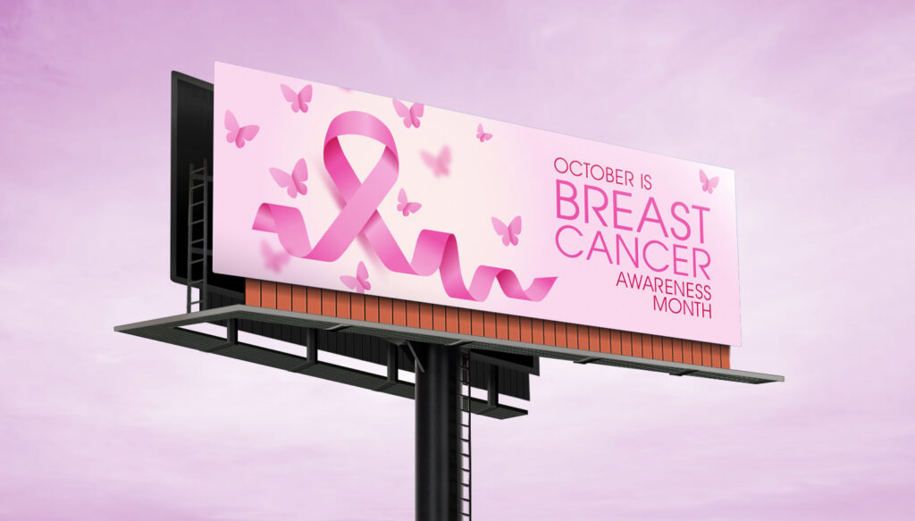 Breast Cancer Awareness Month Billboard