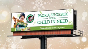 Operation Christmas Child Billboards 2023