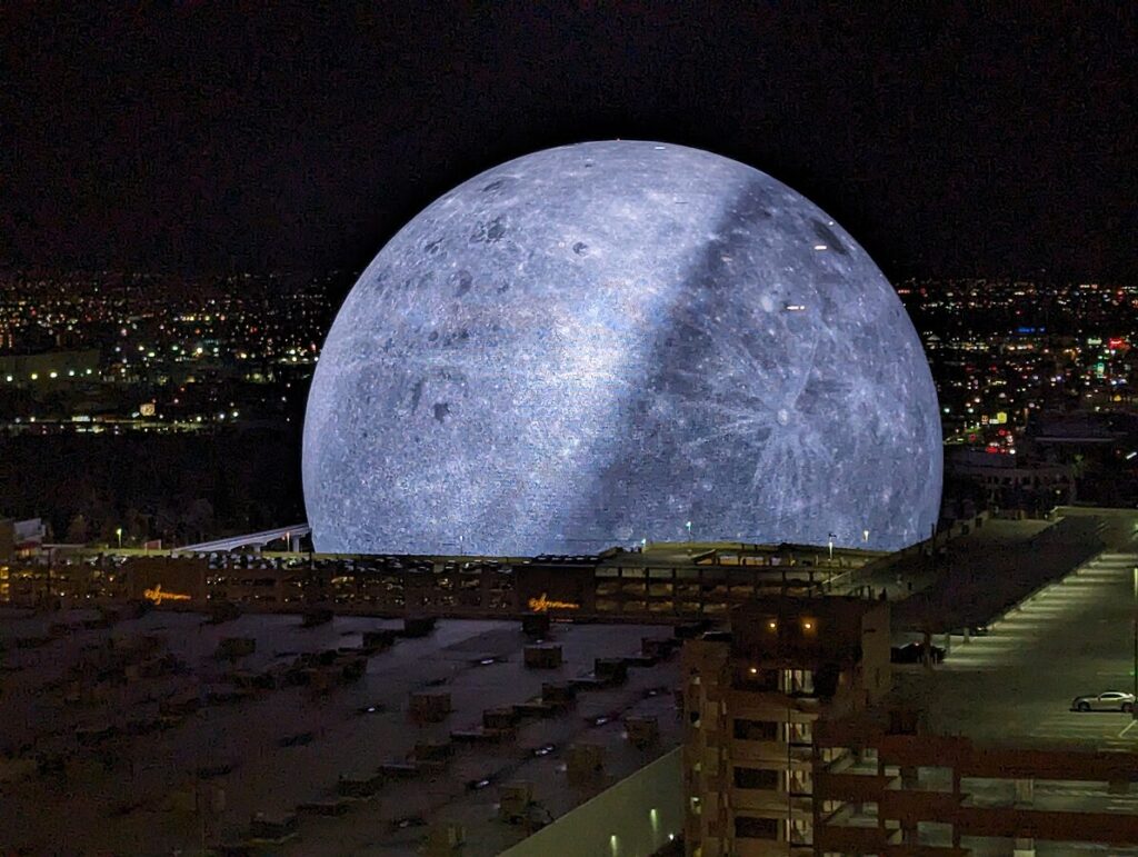 The_Sphere_as_the_Moon_1,_view_from_my_hotel_room_at_Harrah's,_Las_Vegas,_Nevada,_USA_(53111475018)