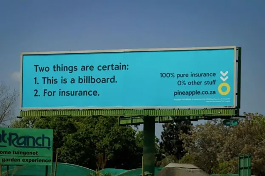 Funny Billboard Pineapple 2