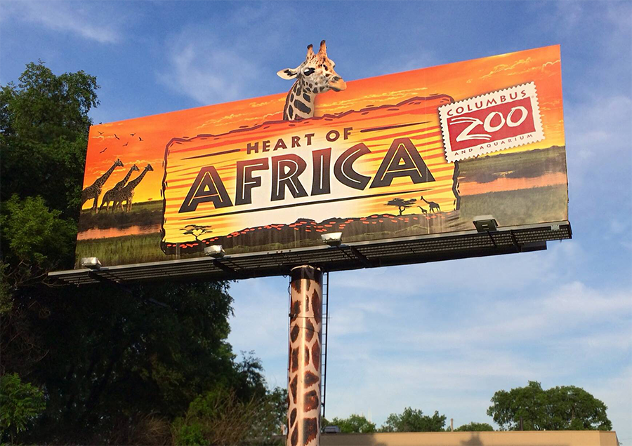 Columbus Zoo 3D Billboard