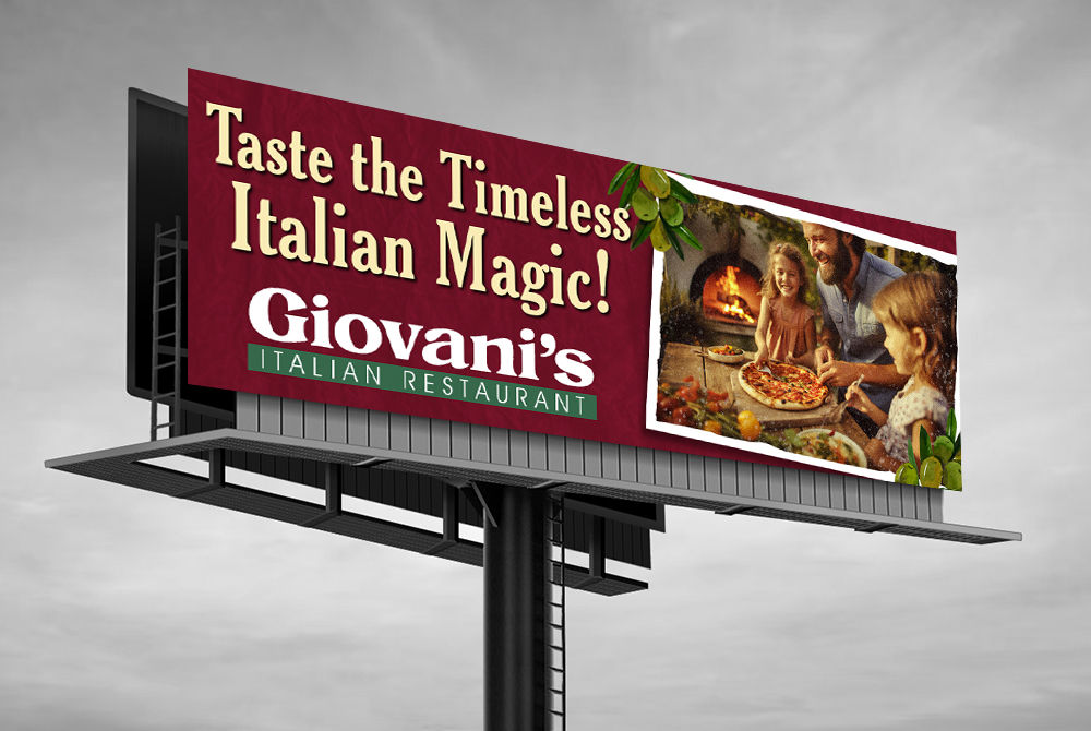 Restaurant billboard idea