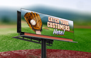 Baseball Promo Billboard Ad