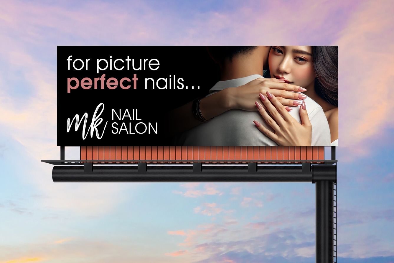 Beauty Salon Nail Ad Mockup Beauty Salon Nail Ad Mockup