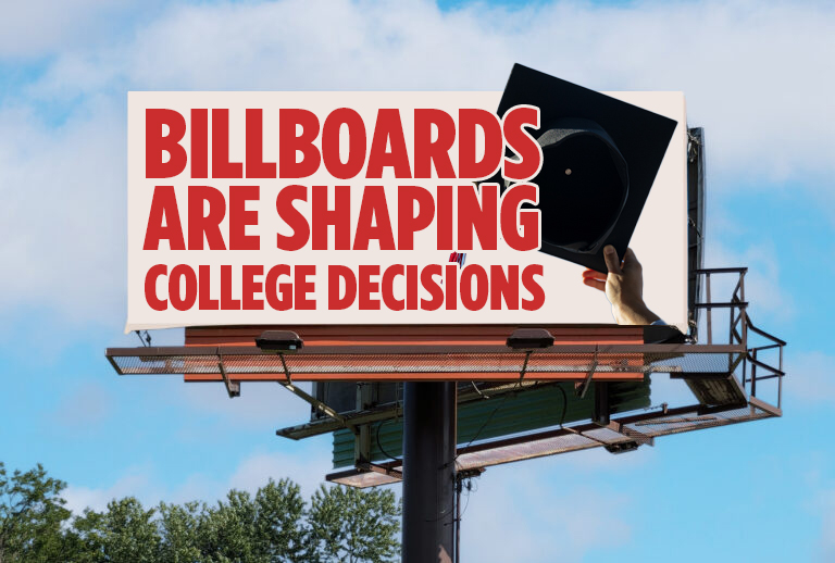 Billboards College Back to School Decisions