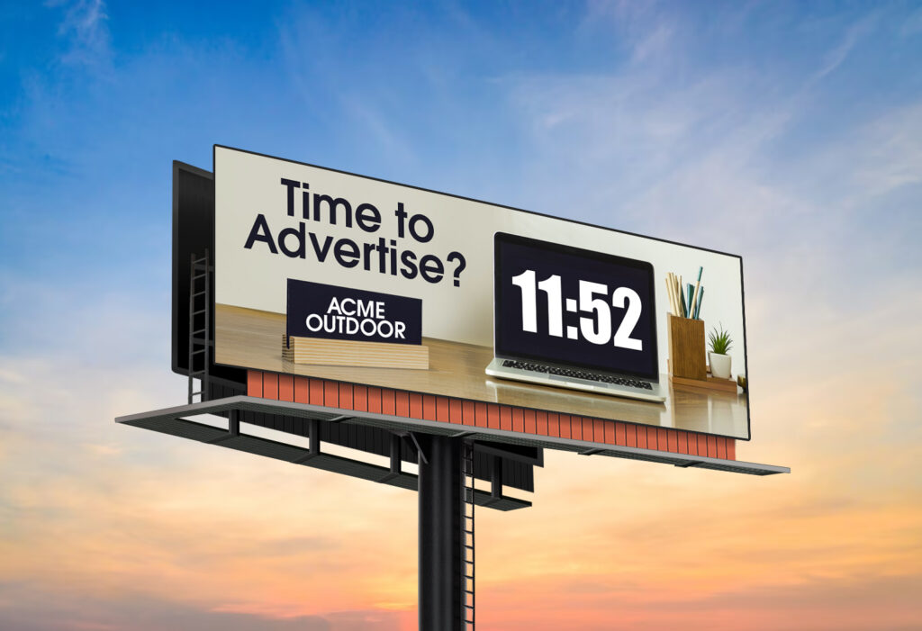 Time to Advertise Digital Billboard Ads