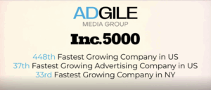 Adgile Media inc5000 ranking