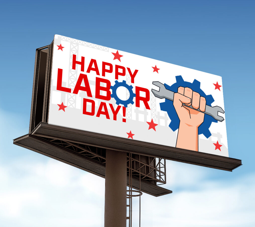 Free Labor Day Billboard Ads