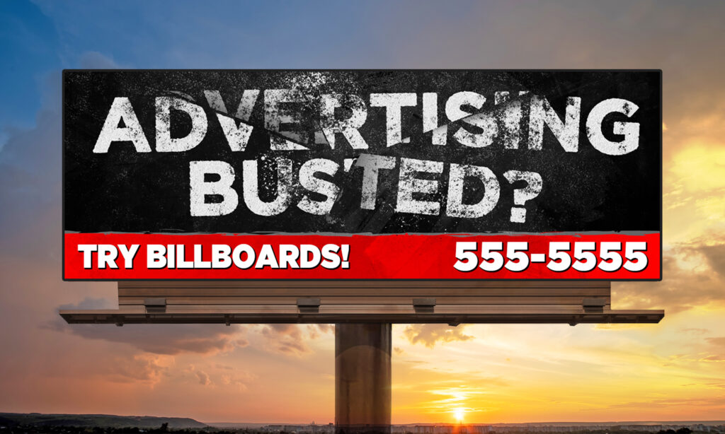 Advertising Busted - Billboard Ad