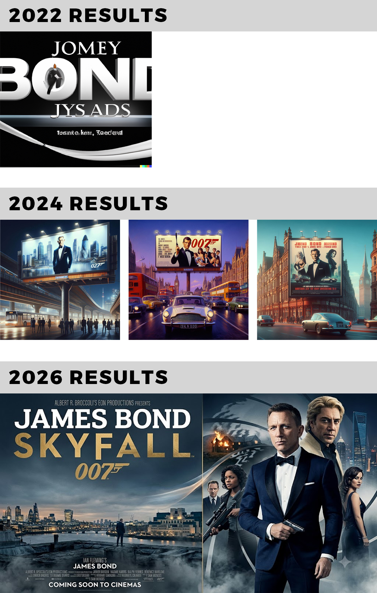 AI Design Progression in Billboard Design 2