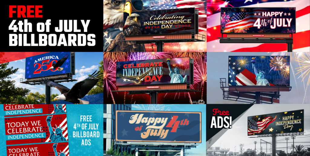 Free 4th of July Billboard Ads 2026