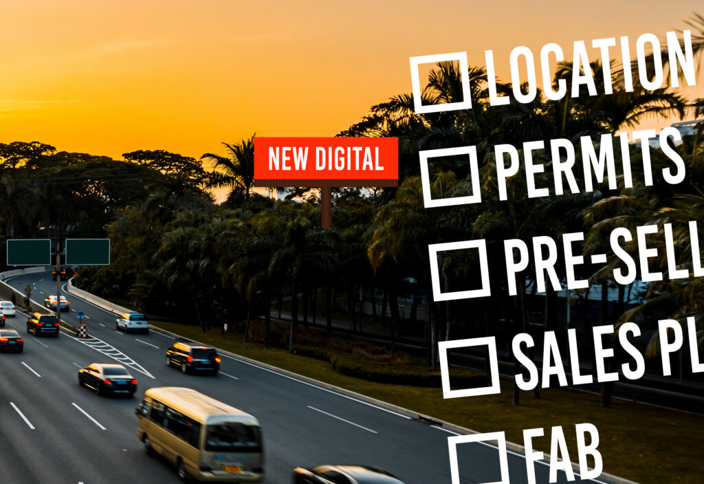 New Digital Billboard Check List
